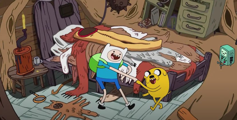 Adventure Time is a show that aired on Cartoon Network.