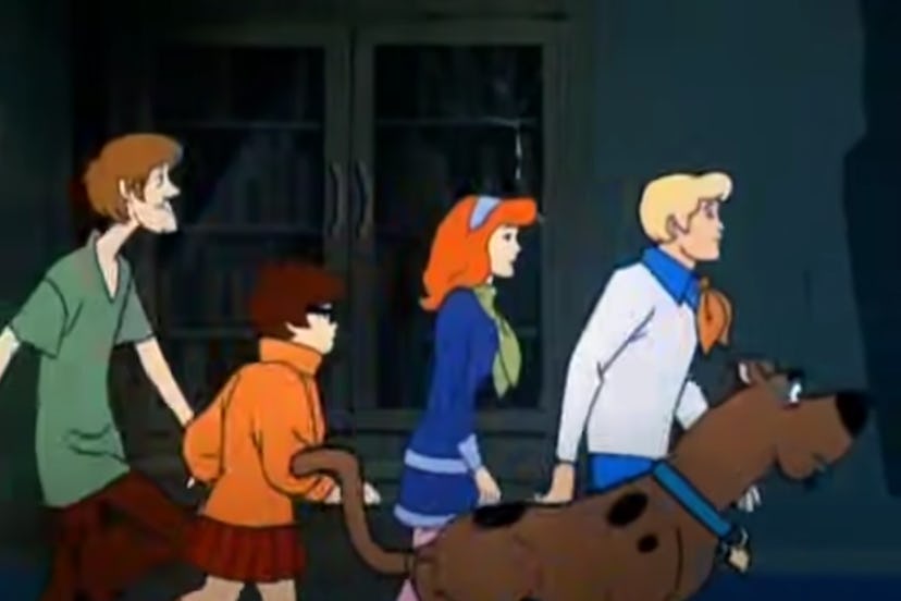 Scooby-Doo Where Are You! features the crime solving Mystery Gang team.