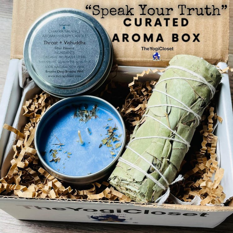 Eucalyptus Smudge and Mint Soy Candle Curated Box