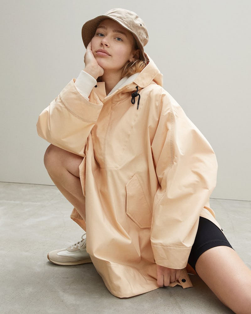 An Everlane Poncho from its ReNew Collection.