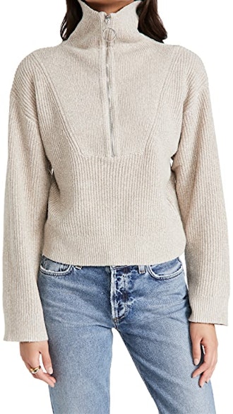 Emily Half Zip Sweater  