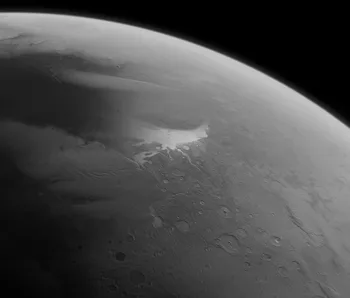 image of mars as it might have looked when it had liquid water