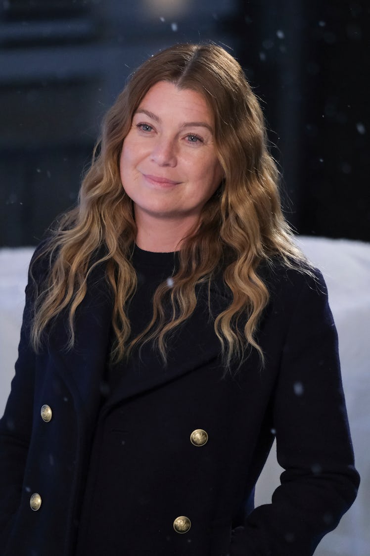 Ellen Pompeo as Meredith Grey in Grey's Anatomy Season 17.