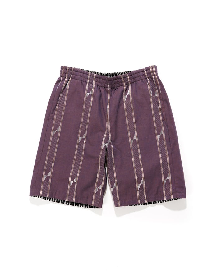 Needles Rev. Basketball Short Dobby Stripe