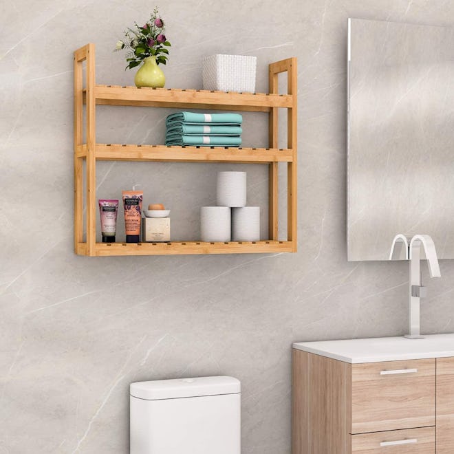 Domax Bamboo Adjustable Shelves