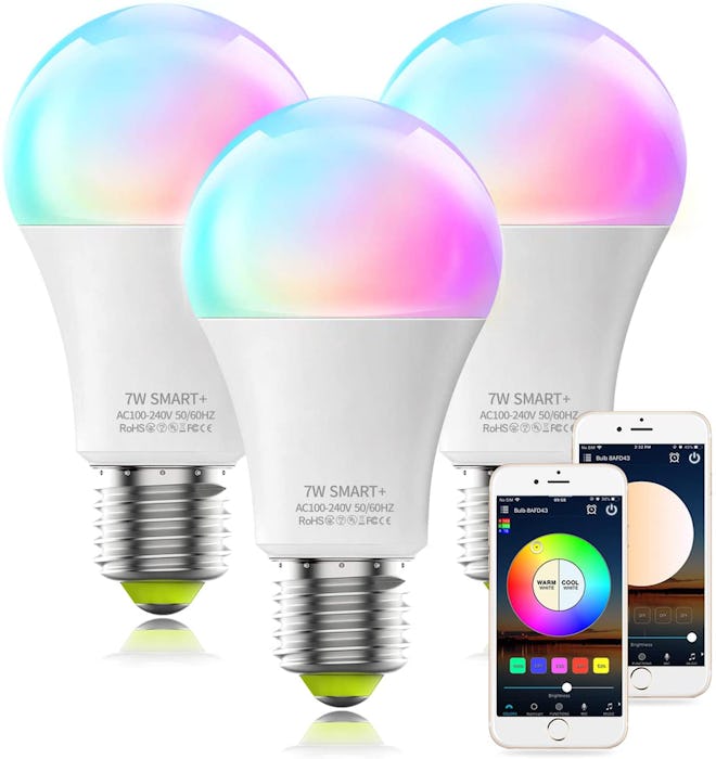 MagicLight Smart Color-Changing Light Bulbs (3-Pack)