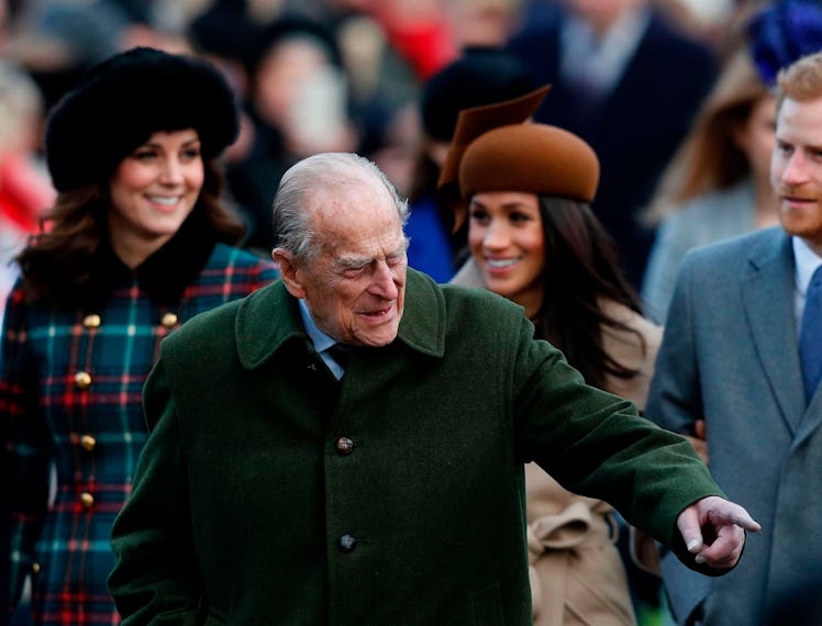 Prince Philip with more royals