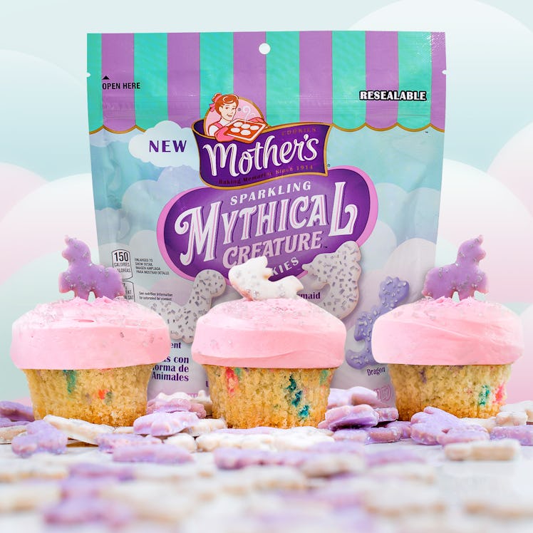 Mother's Sparkling Mythical Creature cookies exist, and they're shaped like unicorns.