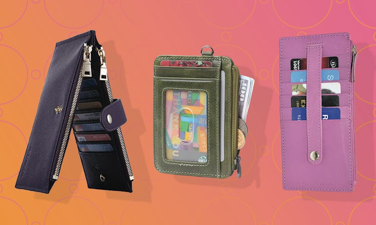 Wallet organizers in a range of colors