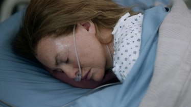 Ellen Pompeo as Meredith Grey in Grey's Anatomy Season 17.