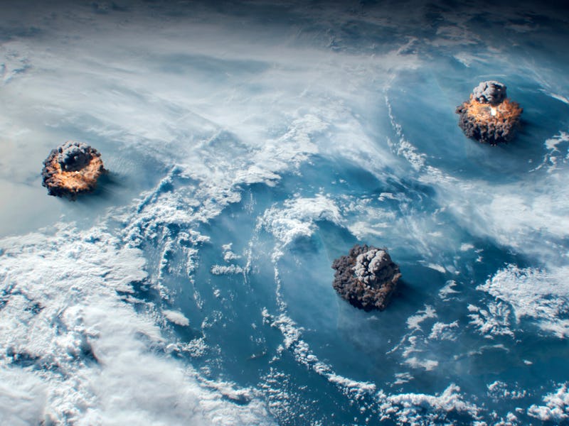 nuclear bombs explode on earth