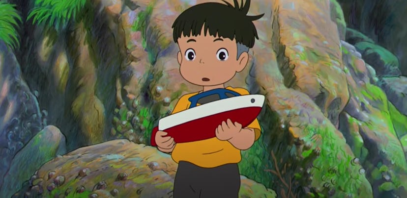 'Ponyo' is about a goldfish princess who meets a young boy.