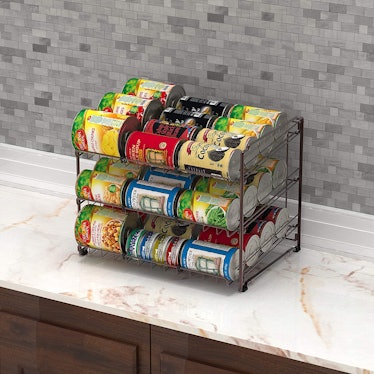 Simple Houseware Stackable Can Rack Organizer