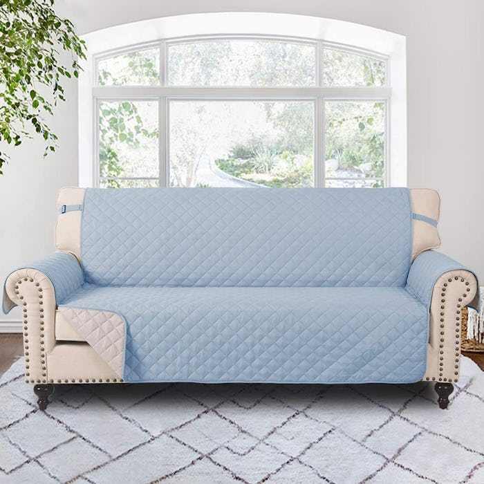 Rose Home Fashion Reversible Sofa Cover