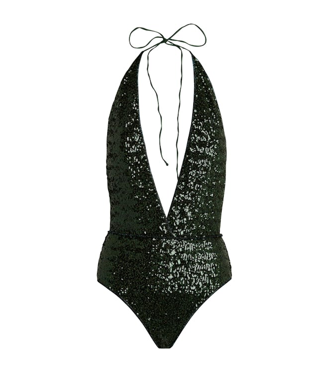 Oséree Mid-sequin One-piece Swimsuit