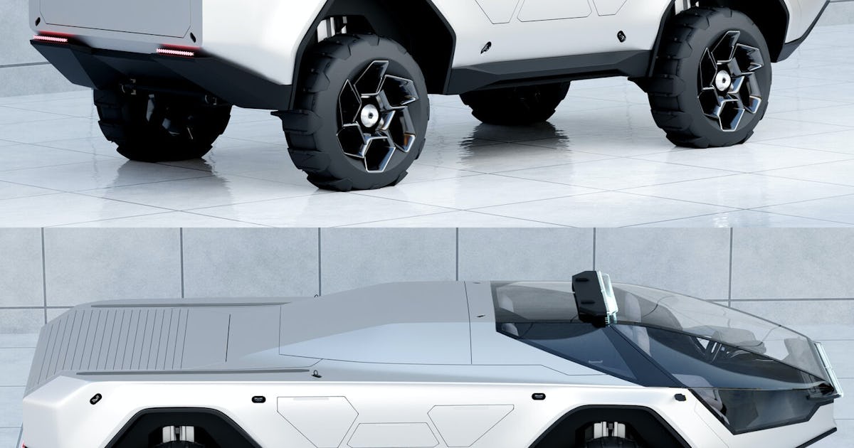 This Mars rover concept gives off Tesla Cybertruck vibes