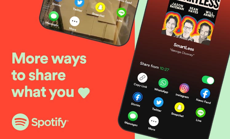 You can now share Spotify Canvas art on Snapchat.