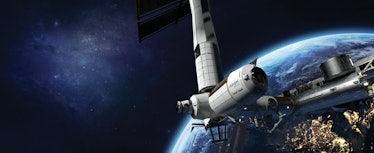 Concept art of Axiom Space's planned space station.