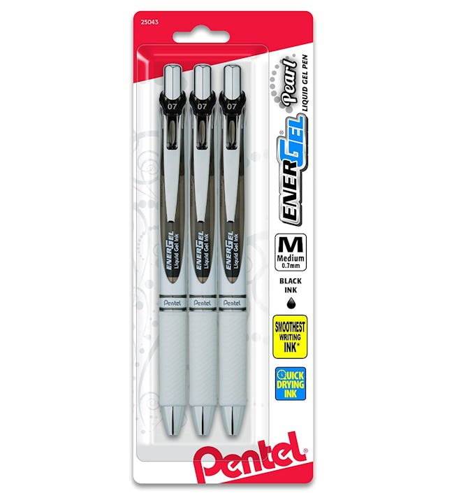 Pentel EnerGel Pearl Deluxe RTX Gel Pen (3-Pack)