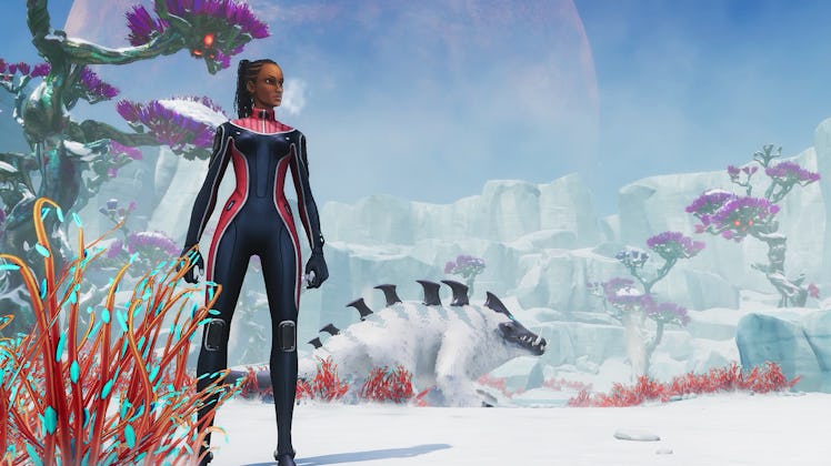 subnautica below zero robin main character on ice
