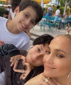 Jennifer Lopez has two twins named Max and Emme.