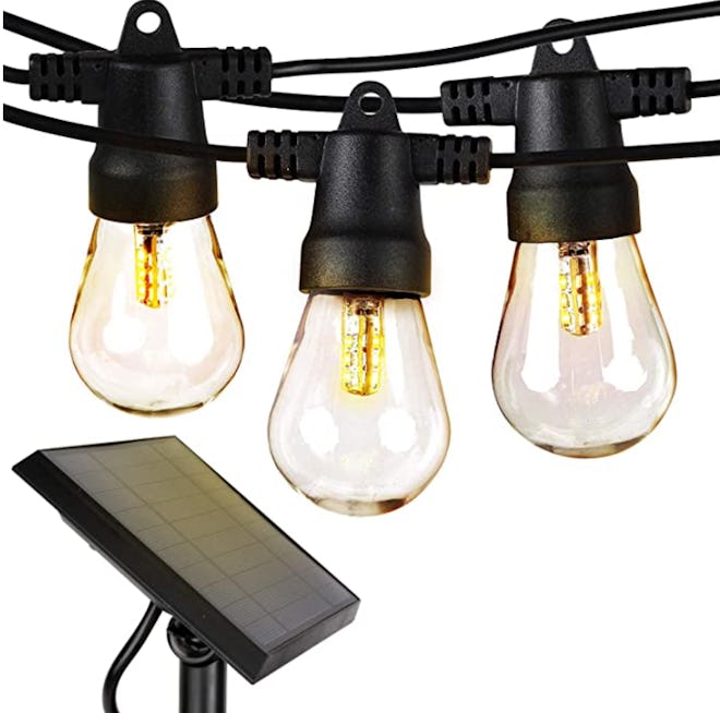 Brightech Ambience Pro - Waterproof, Solar Powered Outdoor String Lights