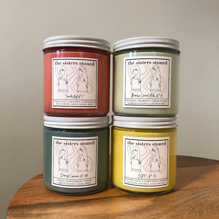 Summer Candle Set of 4 Soy Candles