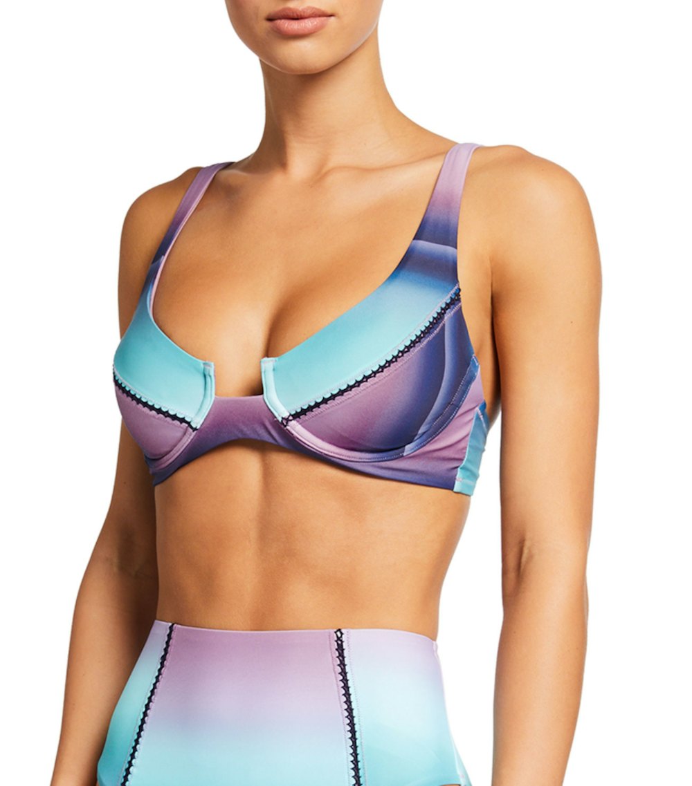 Marta Tie-Dye Underwire Bikini Swim Top