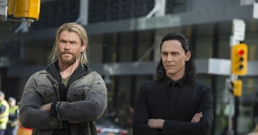 Chris Hemsworth and Tom Hiddleston in Thor: Ragnarok