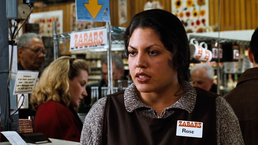 Sara Ramirez made a brief but memorable appearance in 'You've Got Mail.' Screenshot via Hulu