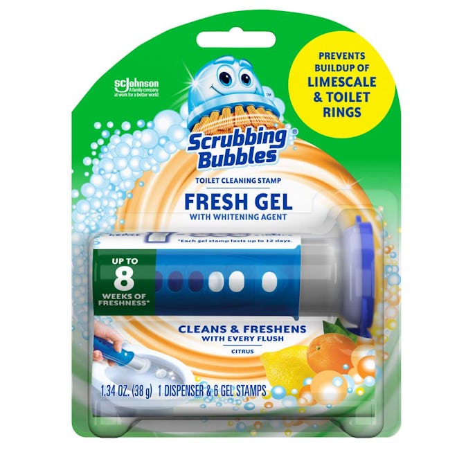 Scrubbing Bubbles Gel Toilet Bowl Cleaning Stamps