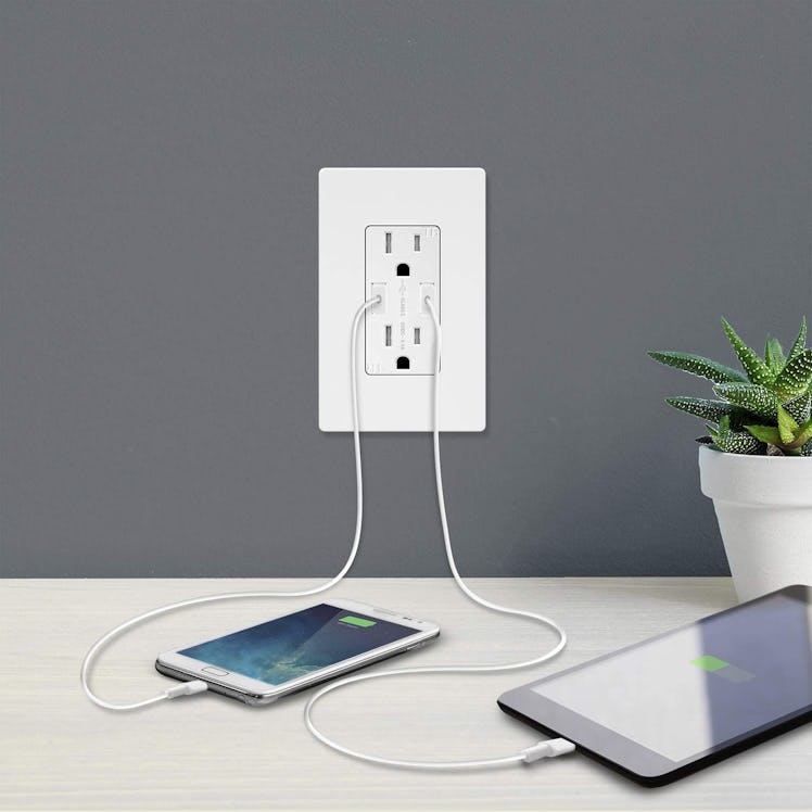 TOPGREENER USB Wall Outlet Charger