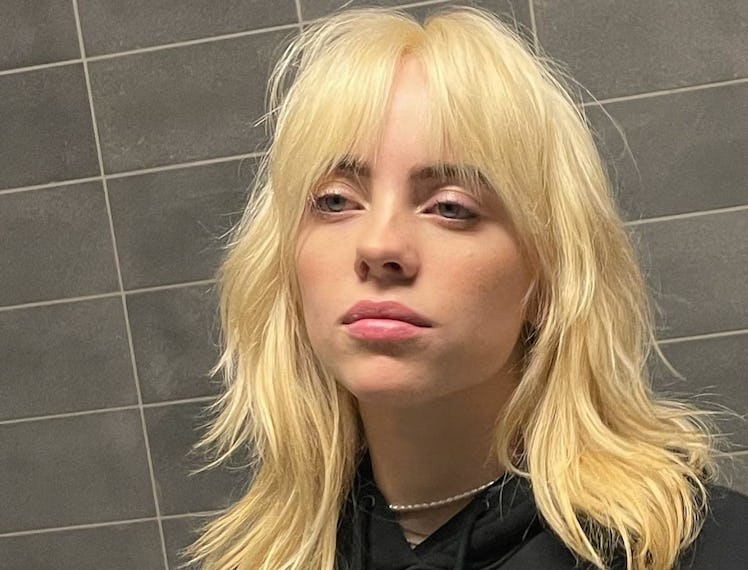 Blonde Billie Eilish.