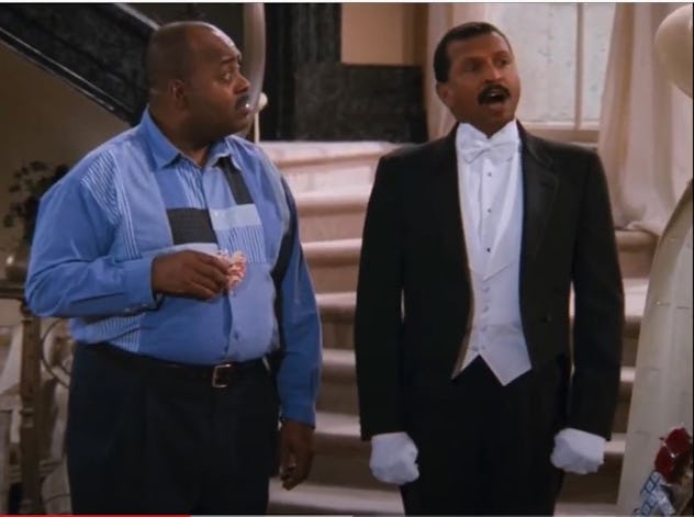 Actor Reginald Vel Johnson in 'Family Matters': 'Father Time' episode. 