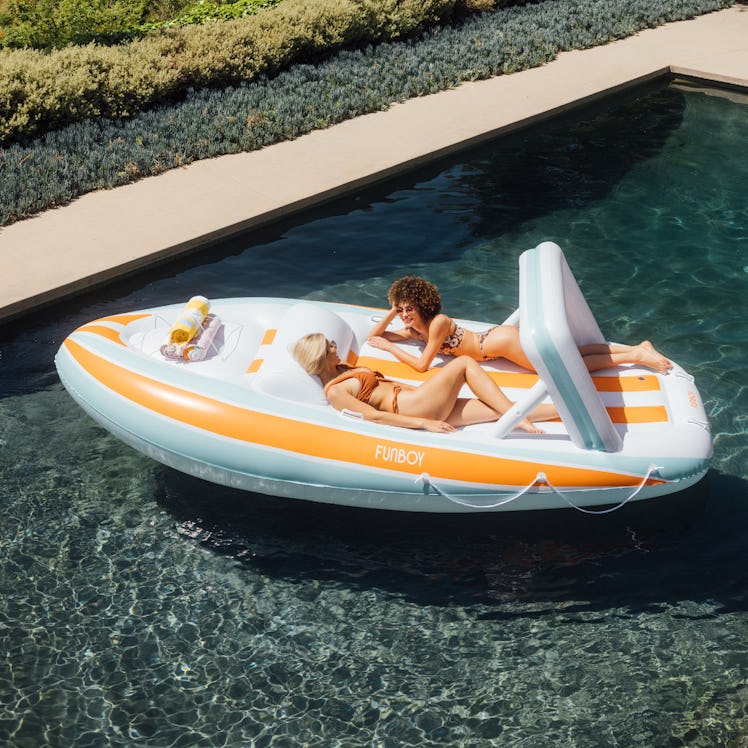 FUNBOY's Mega Yacht pool float is a major upgrade.