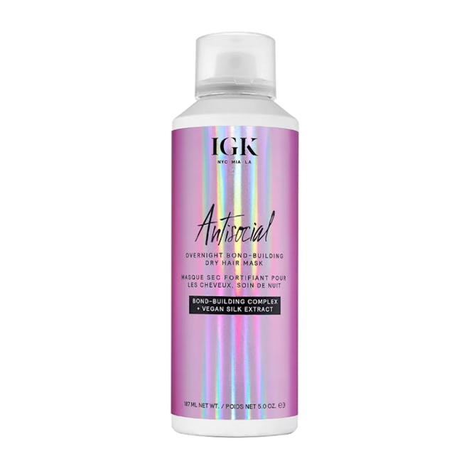 IGK Antisocial Overnight Bond Building Dry Hair Mask