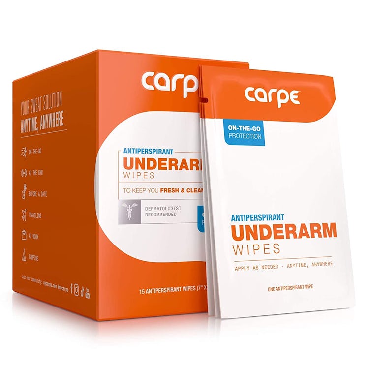 Carpe Antiperspirant Underarm Wipes (15 Count)