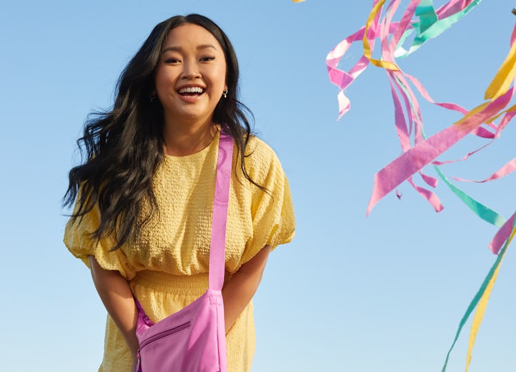 Lana Condor teams up with Vera Bradley for their new Recycled Cotton collection