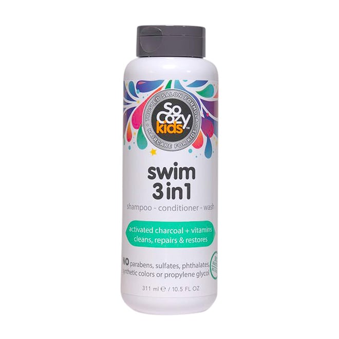 SoCozy Kids Swim 3-in-1 Shampoo, Conditioner & Body Wash, 10.5 Oz.