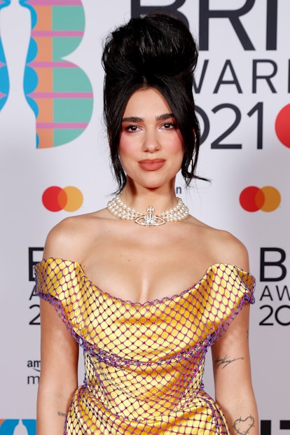 Dua Lipa Wears TikTok's Favorite Necklace to the BRIT Awards