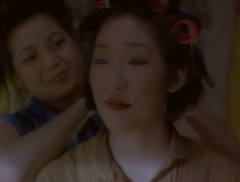 Sandra Oh starred in 'Double Happiness' in 1994. Screenshot via Prime Video