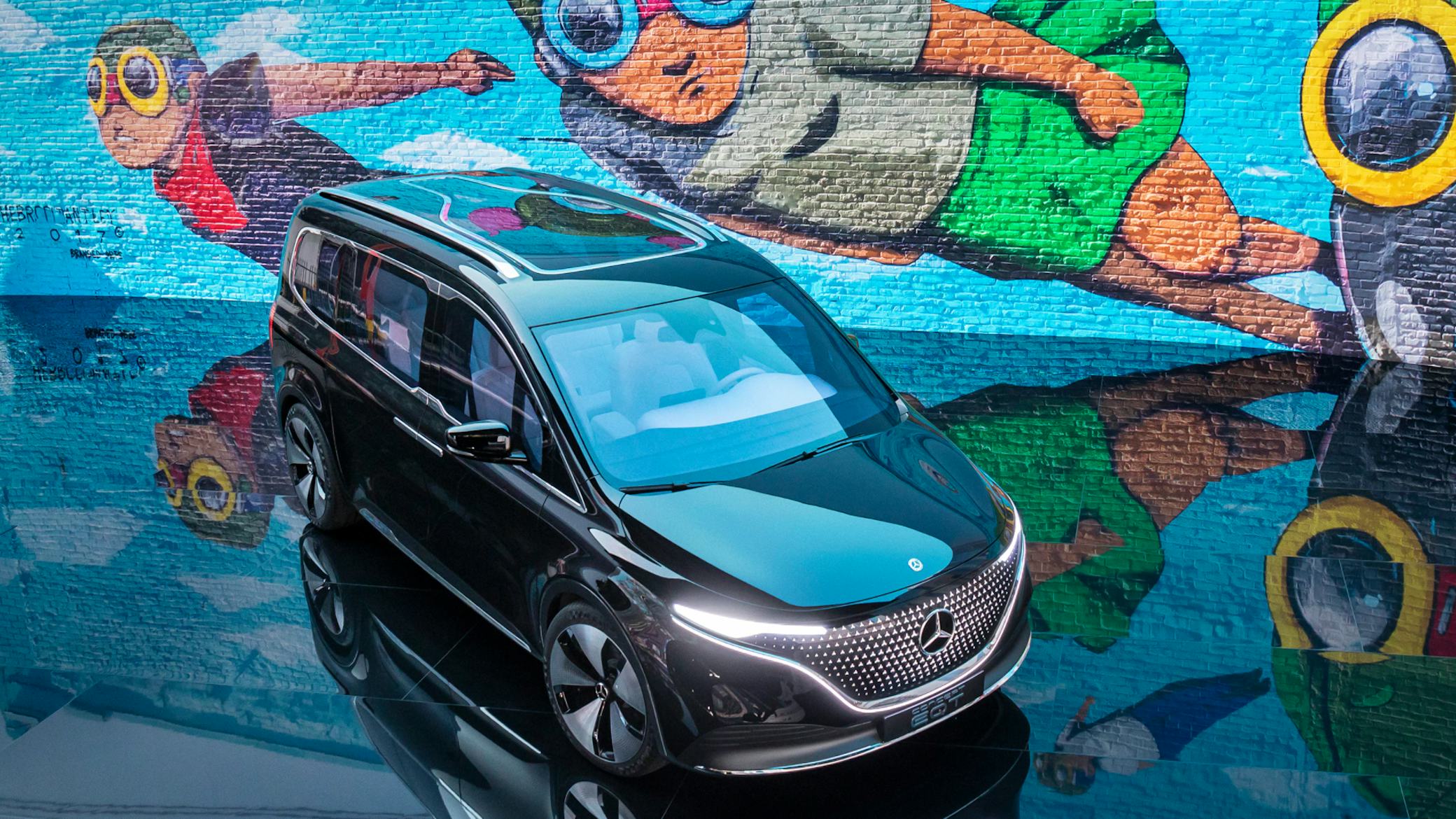 Check out MercedesBenz's new EQT allelectric minivan