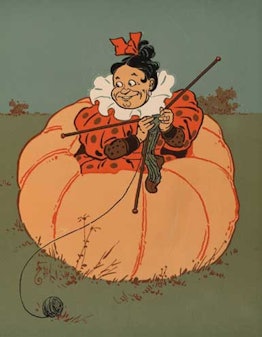 The wife of Peter Peter pumpkin eater from the bizarre nursery rhyme. Peter peter pumpkin eater mean...