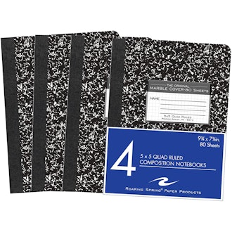 Roaring Spring Graph-Ruled Hardcover Composition Book (4-Pack)
