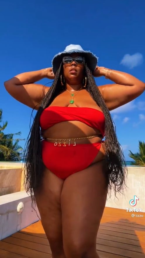 Lizzo TikTok video.