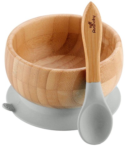 Avanchy Bamboo Baby Bowl & Spoon (2 Pieces)