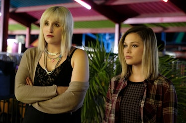HARLEY QUINN SMITH as Mallory and OLIVIA HOLT as Kate in Freeform's 'Cruel Summer'