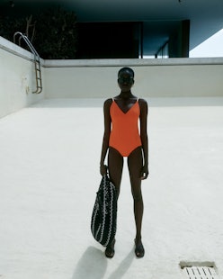 Contemporary high-street brand COS launches its new Summer swimwear collection, which is full of neu...