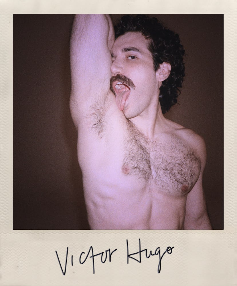 Gian Franco Rodriguez as Victor Hugo in 'Halston.'