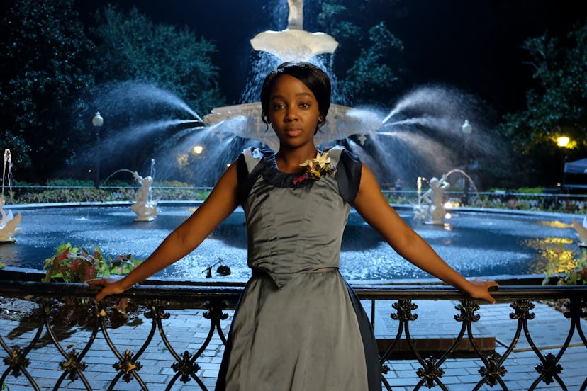 Thuso Mbedu as Cora in 'Underground Railroad' via Amazon press site. 